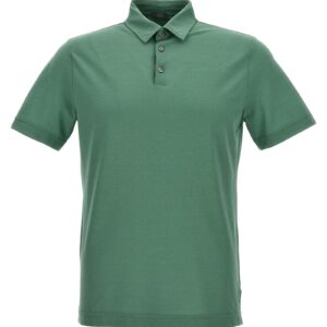 Ice cotton polo shirt ZANONE Green