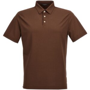 'Ice Cotton' polo shirt ZANONE Brown