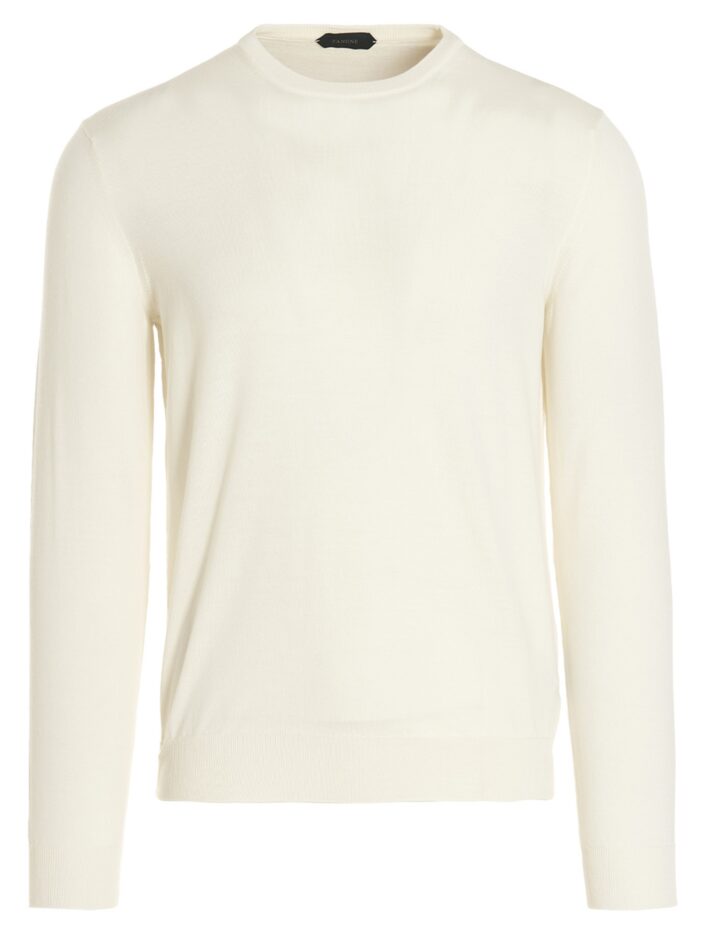 Flex wool gauge sweater ZANONE White