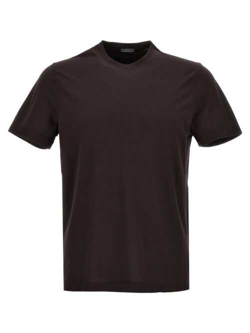 Ice cotton t-shirt ZANONE Brown