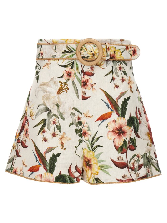 'Lexi Fitted' shorts ZIMMERMANN Multicolor