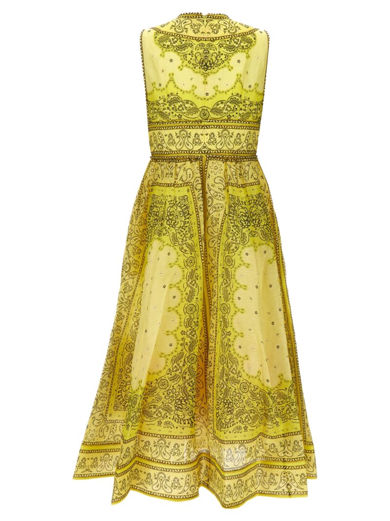 'Matchmaker Bow Long' dress 8805DMATYEBA ZIMMERMANN Yellow