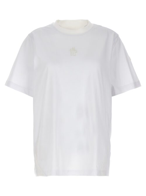 Logo embroidery T-shirt MONCLER White