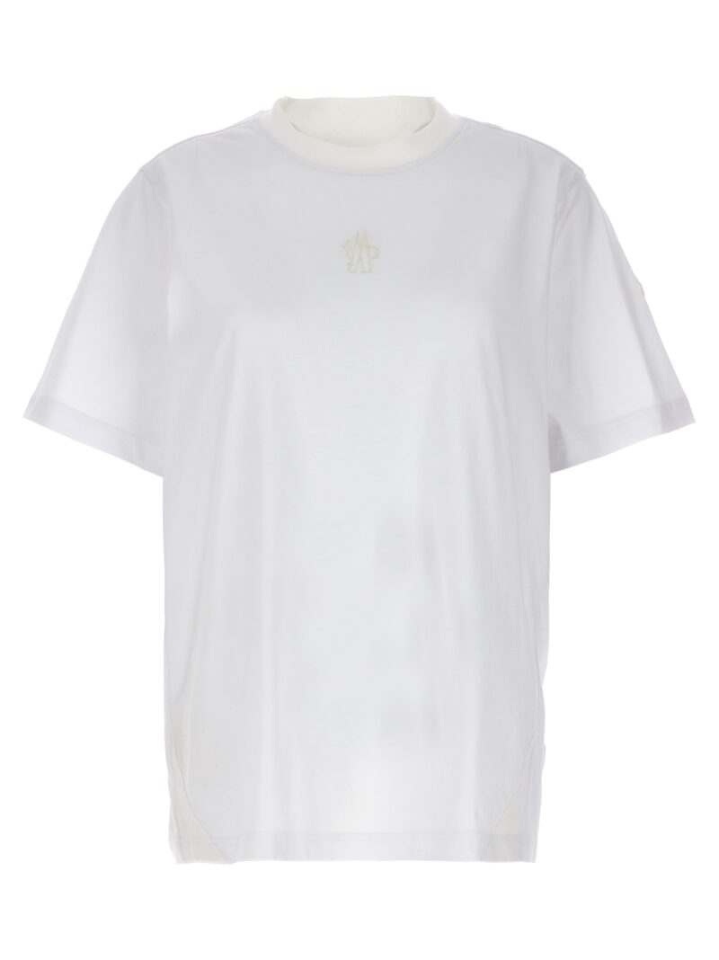 Logo embroidery T-shirt MONCLER White