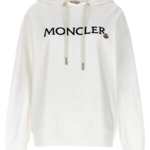 Logo hoodie MONCLER White