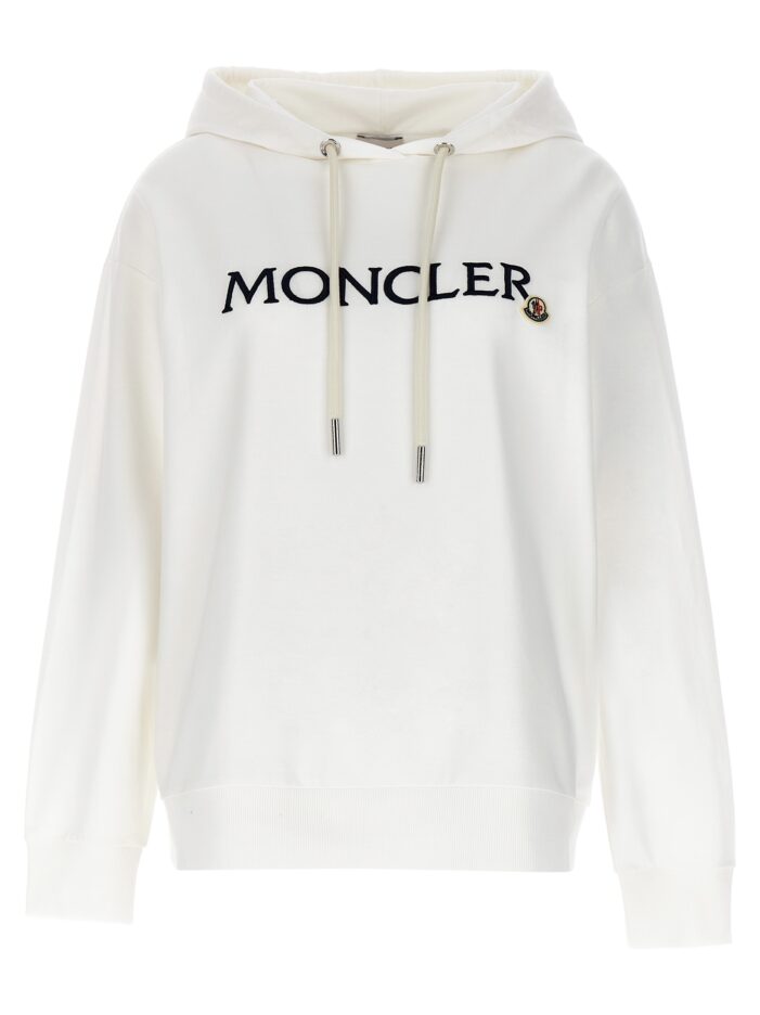 Logo hoodie MONCLER White