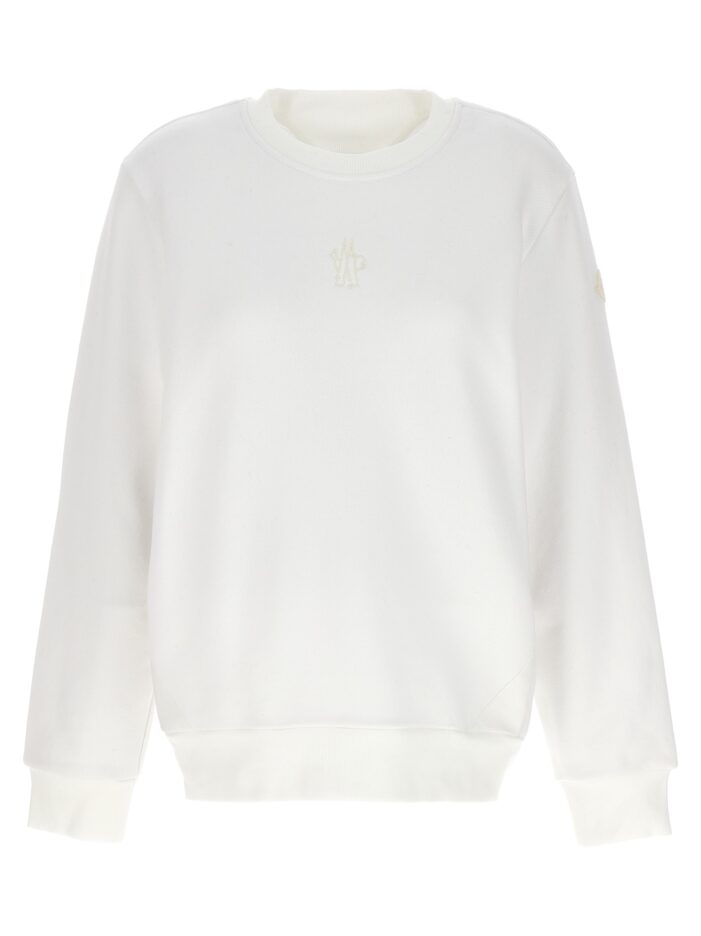 Logo embroidery sweatshirt MONCLER White