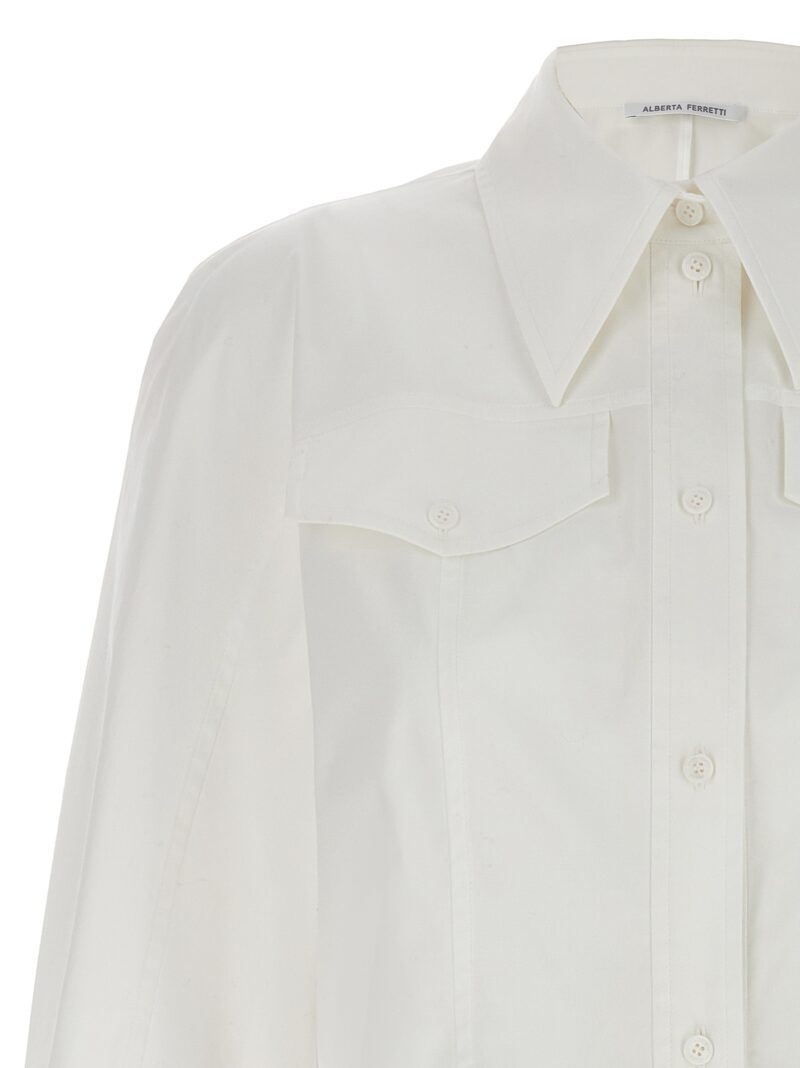 Cotton shirt Woman ALBERTA FERRETTI White