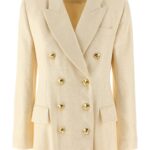 Tailored double-breasted blazer CHLOÉ White