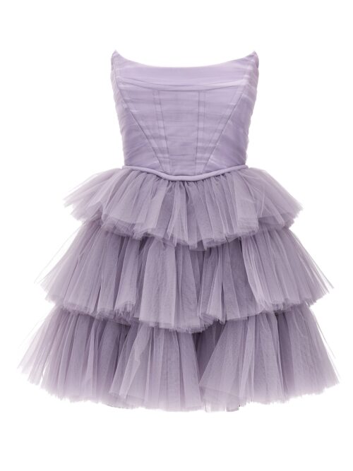 Flounced tulle dress 19:13 DRESSCODE Purple