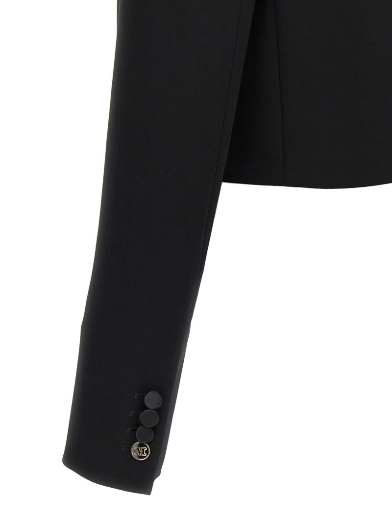 'Diletta' blazer 70% triacetate 30% polyester MAX MARA Black