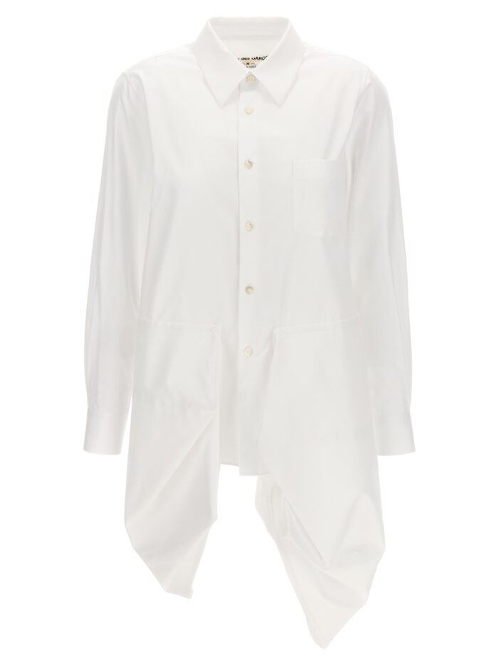 Asymmetrical shirt COMME DES GARÇONS White