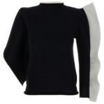 'Shaped Canvas' sweater ISSEY MIYAKE White/Black