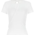 Cut-out ribbed t-shirt HELMUT LANG White