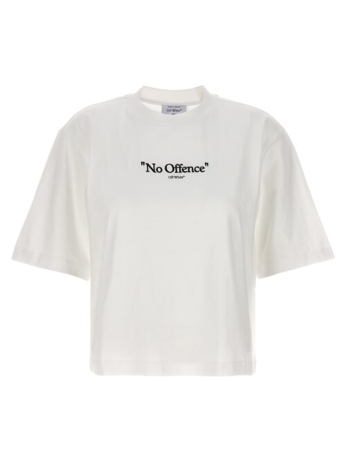 'No Offence' T-shirt OFF-WHITE White