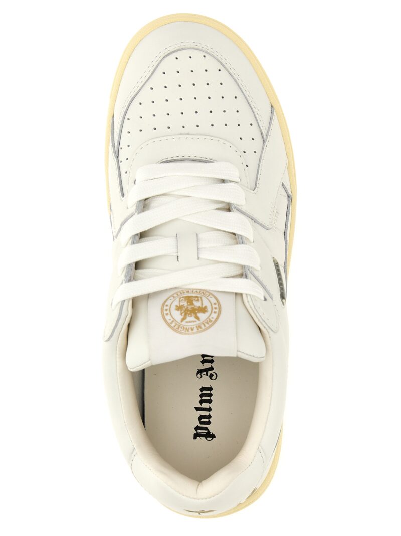 'Palm University' sneakers 100% leather PALM ANGELS White