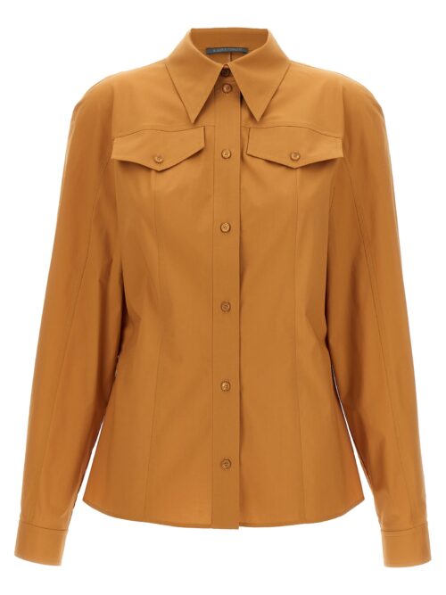 Cotton shirt ALBERTA FERRETTI Brown