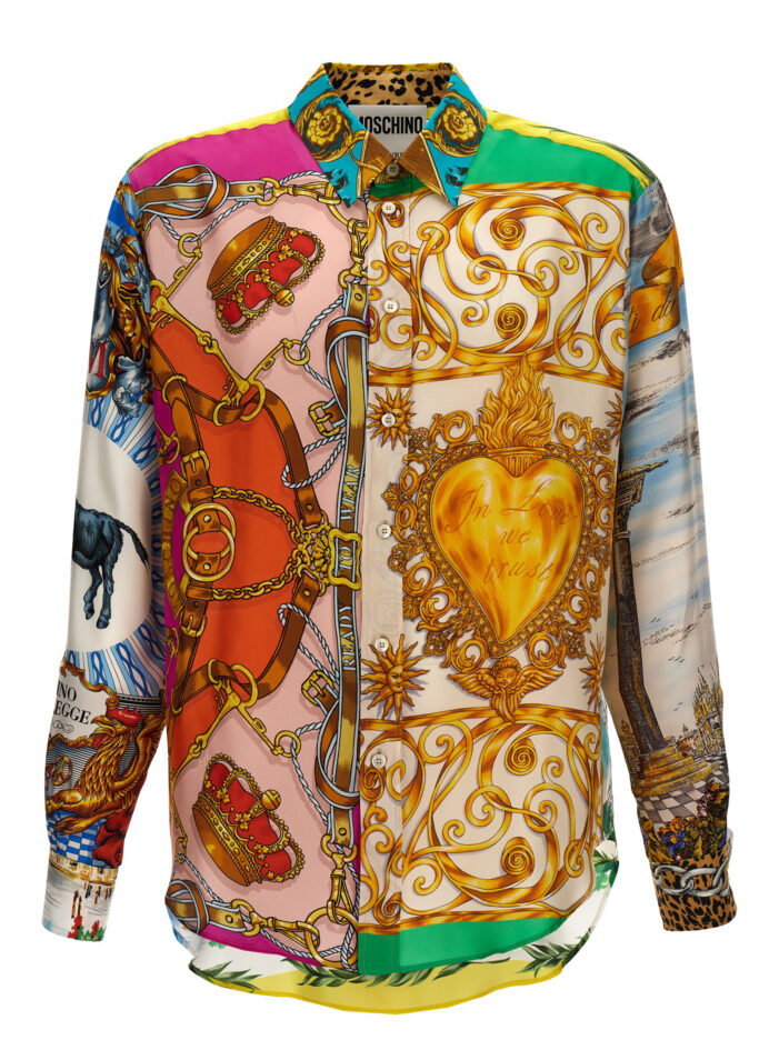 'Archive scarves print' shirt MOSCHINO Multicolor