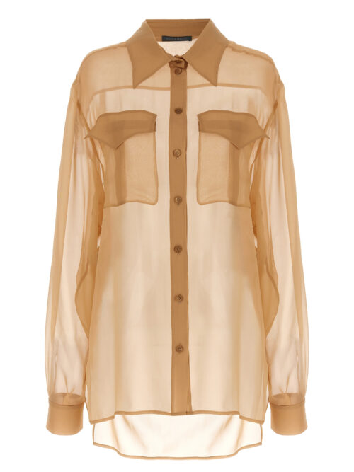 Chiffon shirt ALBERTA FERRETTI Beige