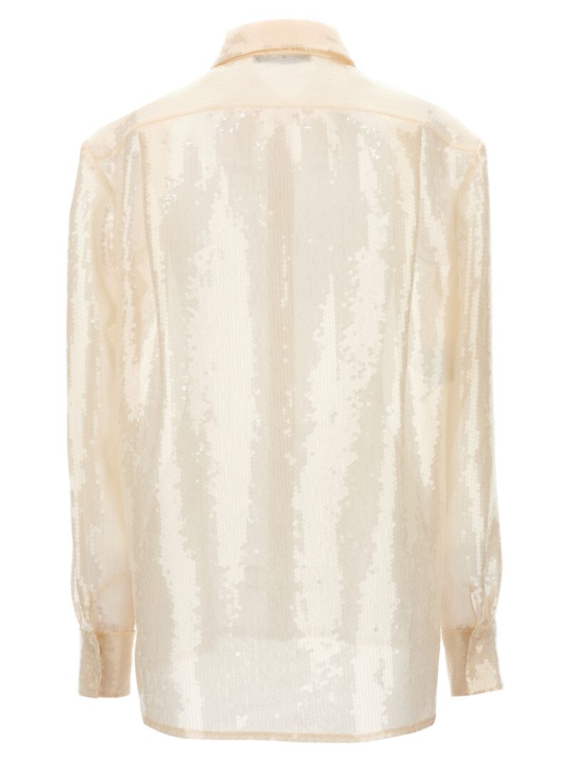 Sequin shirt A021716460003 ALBERTA FERRETTI White