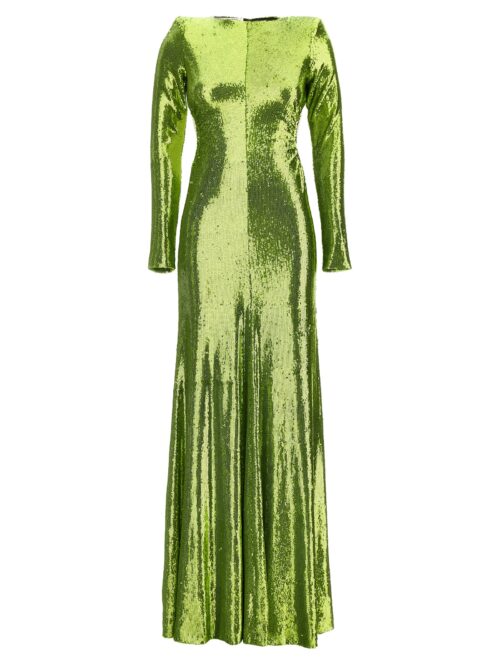 Sequin long dress PHILOSOPHY Green