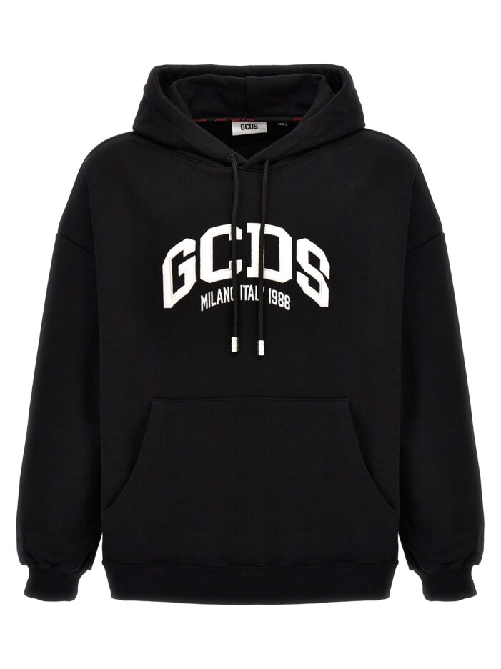 'Logo loose' hoodie GCDS Black