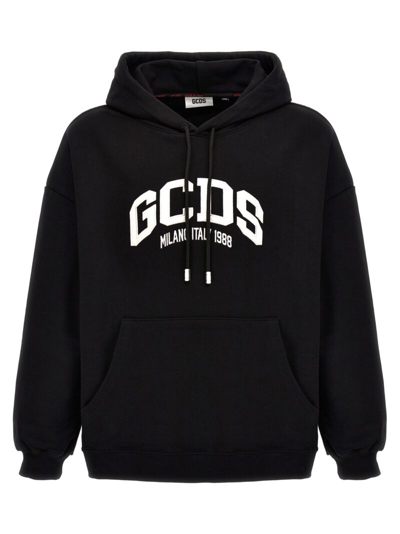 'Logo loose' hoodie GCDS Black