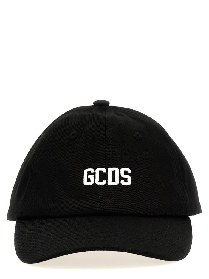 'Essential' cap GCDS White/Black
