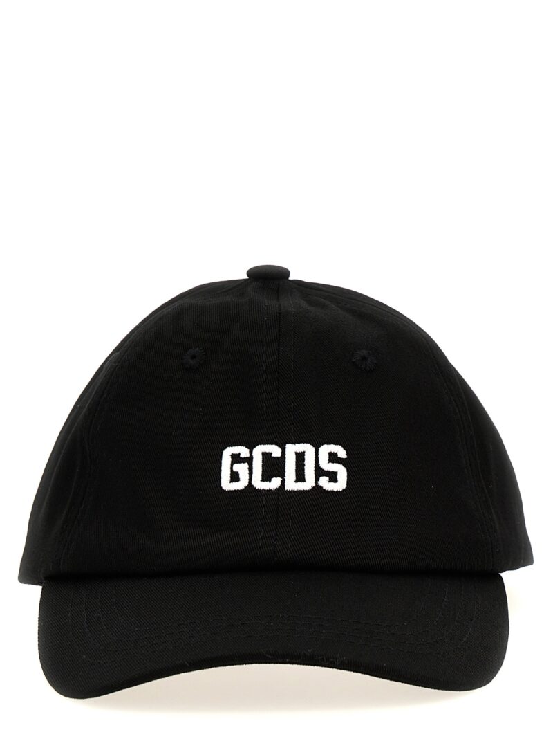 'Essential' cap GCDS White/Black