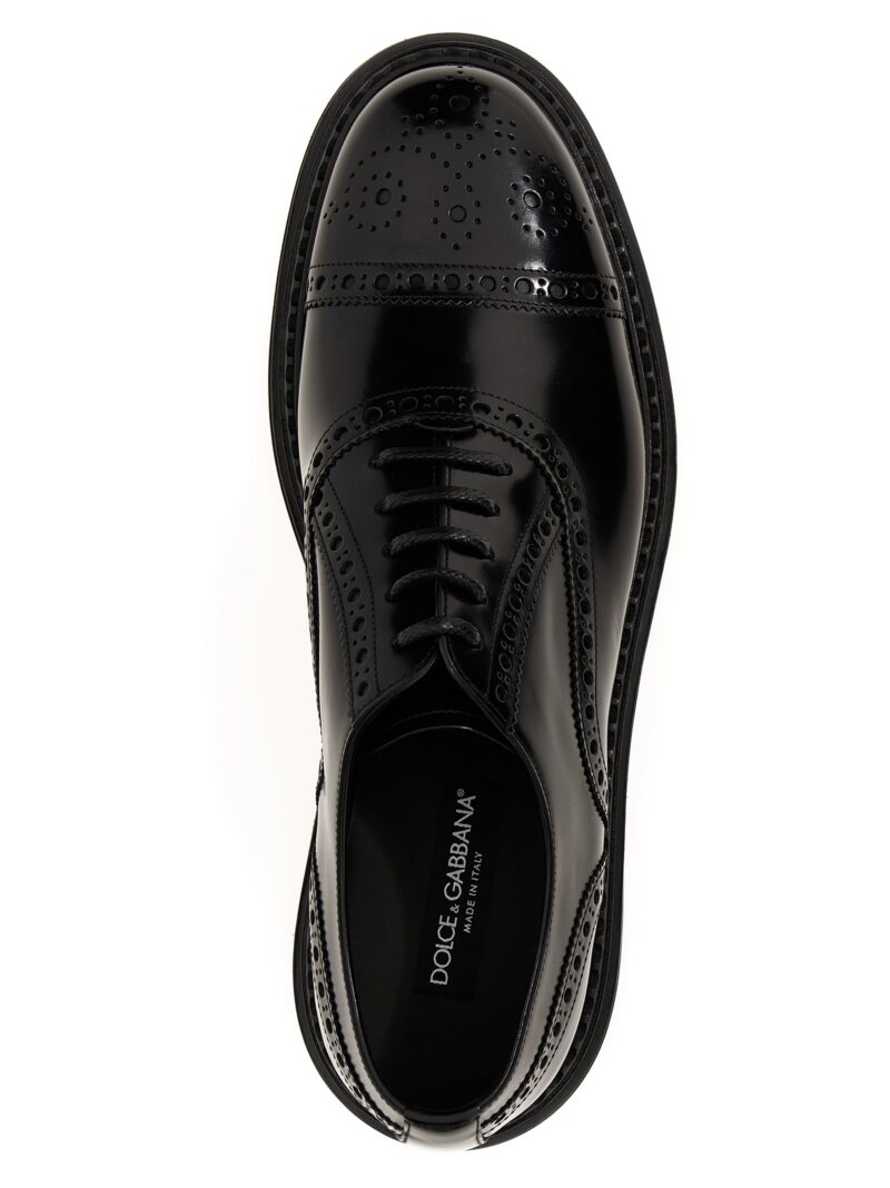 Brogue lace up shoes Man DOLCE & GABBANA Black