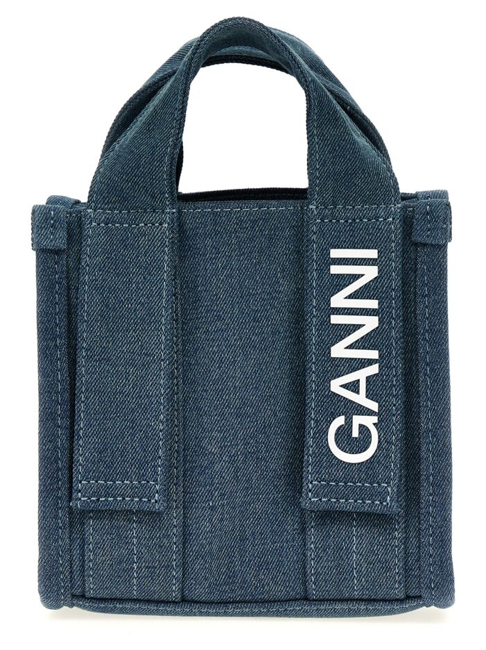 'Mini Tech' shopping bag GANNI Light Blue