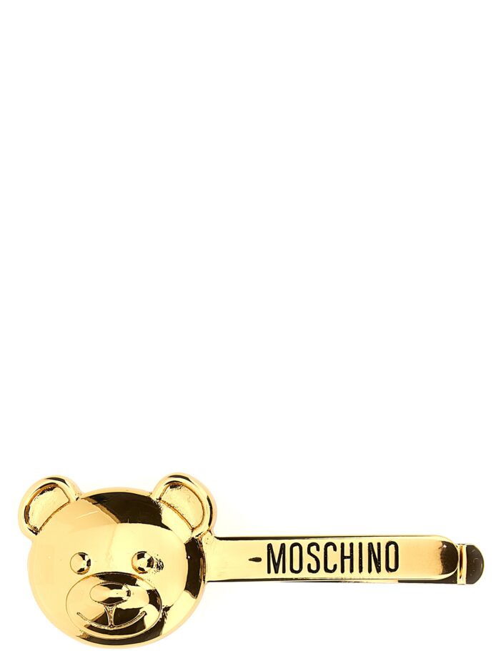 'Teddy Bear' hair pin MOSCHINO Gold