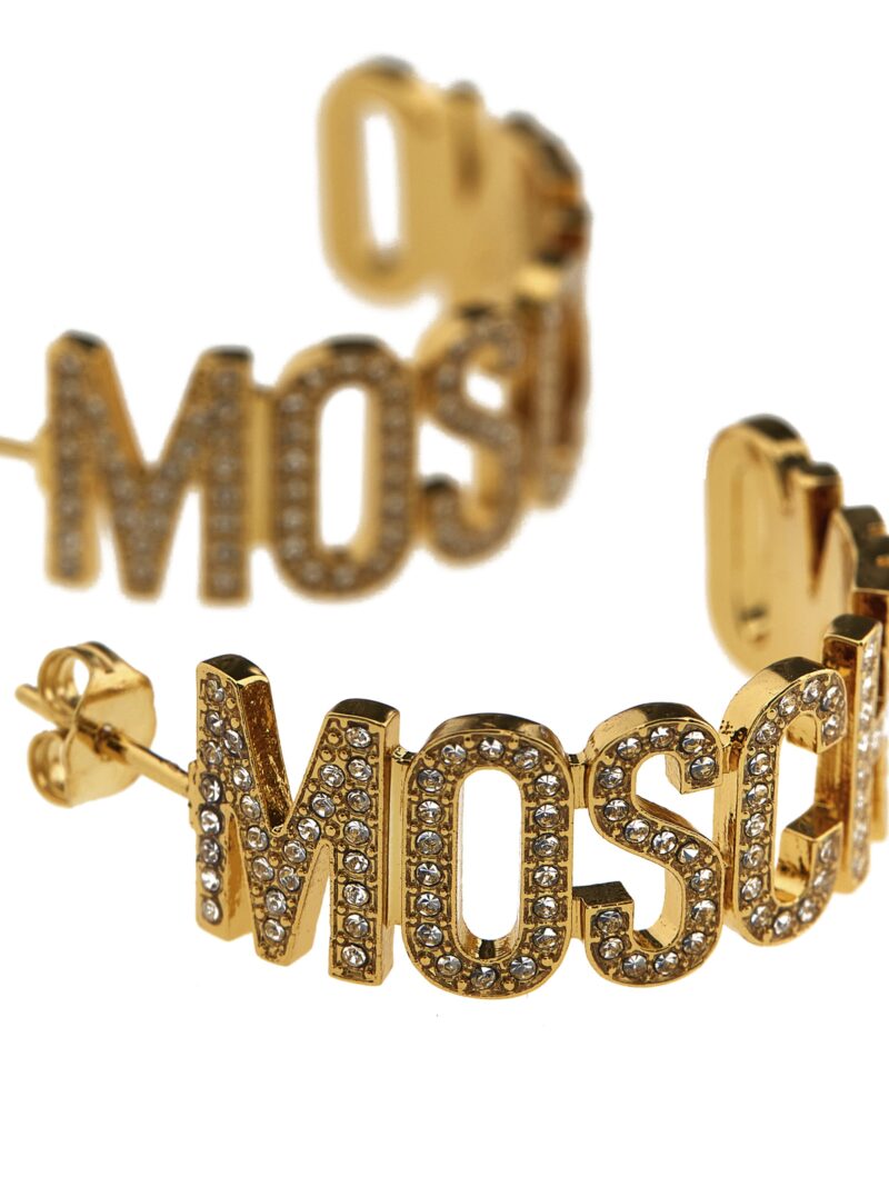 Logo earrings Woman MOSCHINO Gold