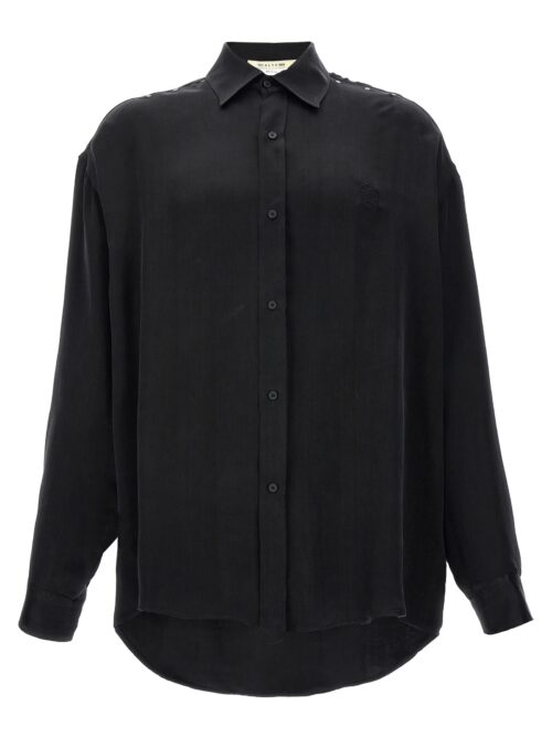 Logo embroidery cupro shirt 1017-ALYX-9SM Black