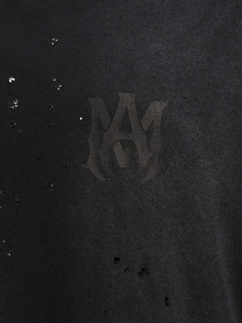 'MA Logo Shotgun' T-shirt 100% cotton AMIRI Black