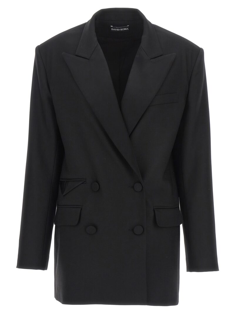 'Tailored Tuxedo' blazer DAVID KOMA Black