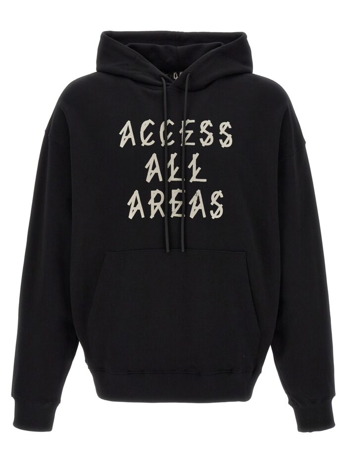 'AAA Print' hoodie 44 LABEL White/Black