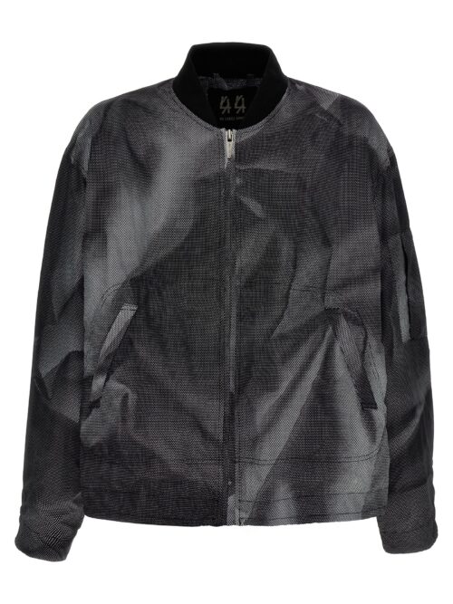 'Crinkle' bomber jacket 44 LABEL Gray