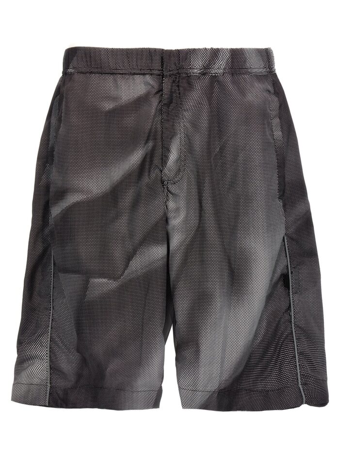 'Crinkle' bermuda shorts 44 LABEL Gray