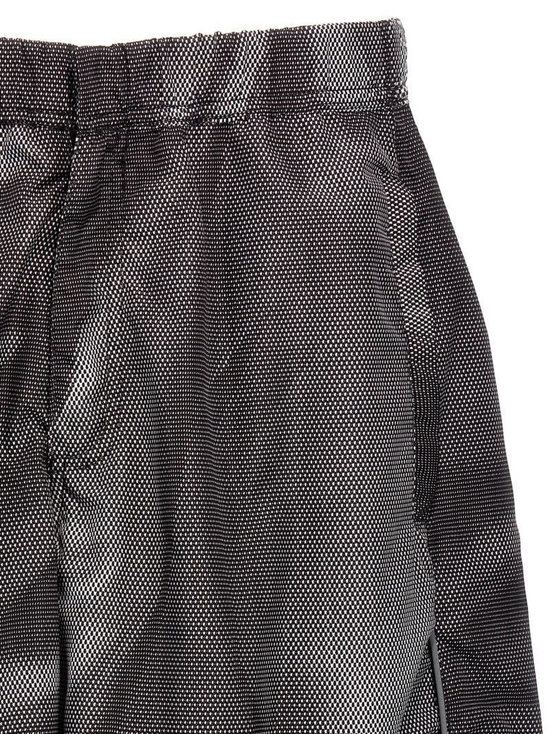 'Crinkle' bermuda shorts 100% polyester 44 LABEL Gray