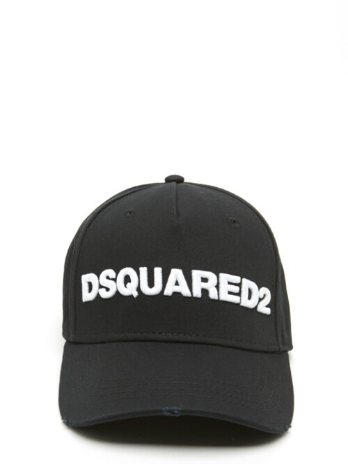 Logo cap DSQUARED2 White/Black