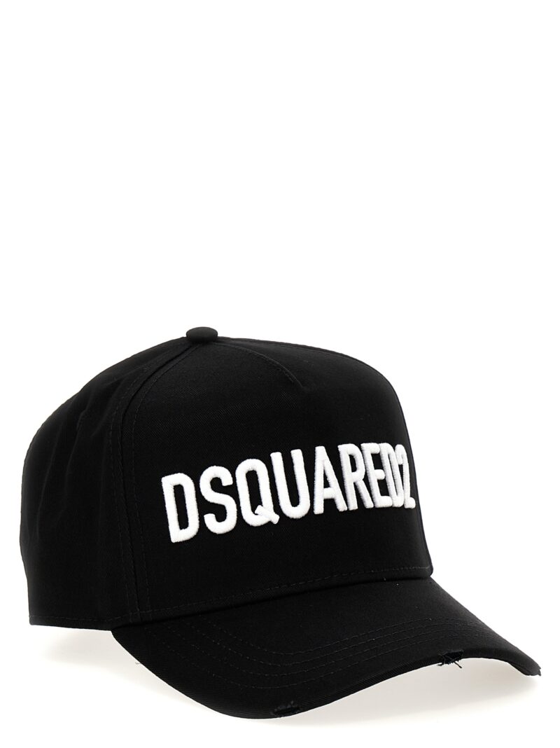 Logo embroidery cap BCM066005C00001M063 DSQUARED2 White/Black