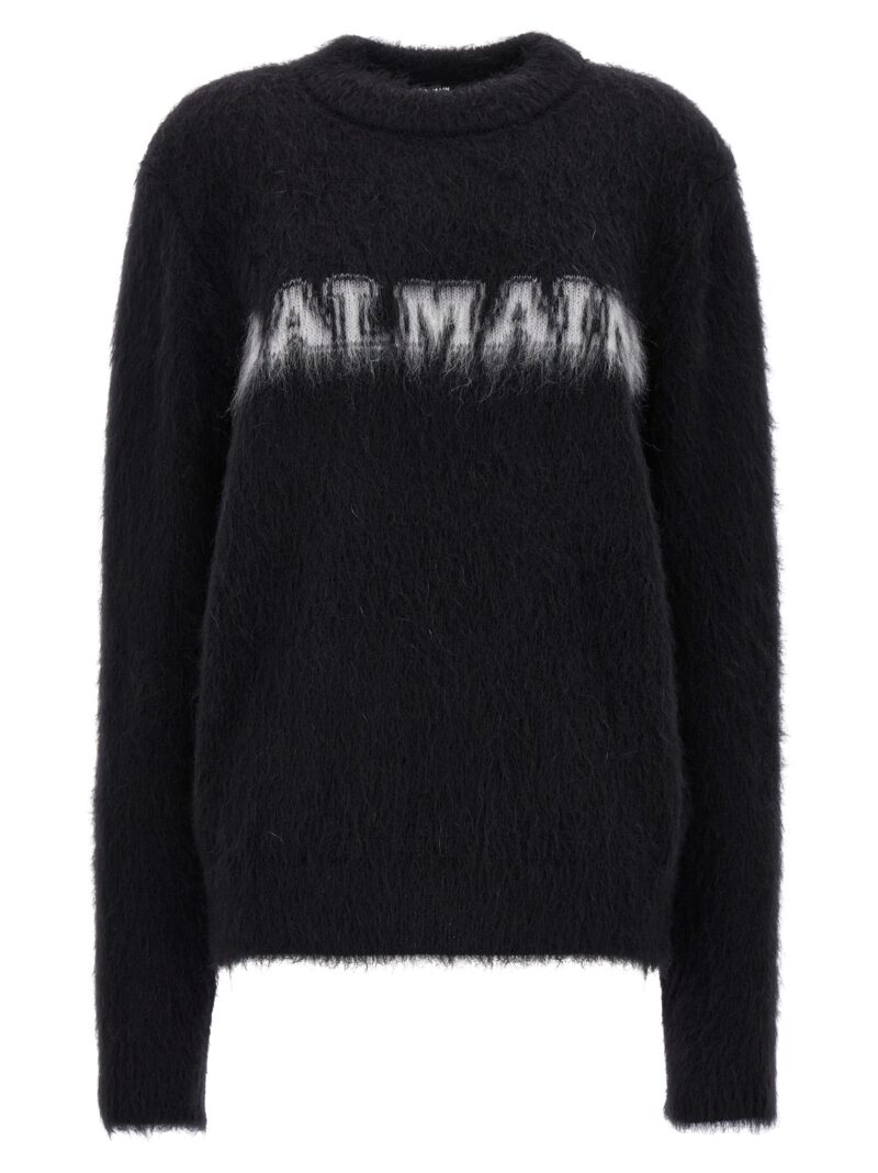 'Balmain retrò' sweater BALMAIN White/Black