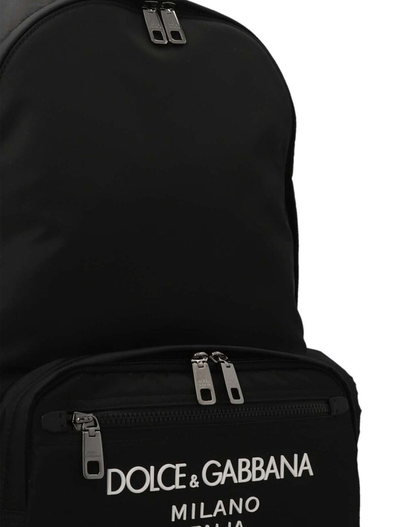 Logo nylon backpack Man DOLCE & GABBANA Black