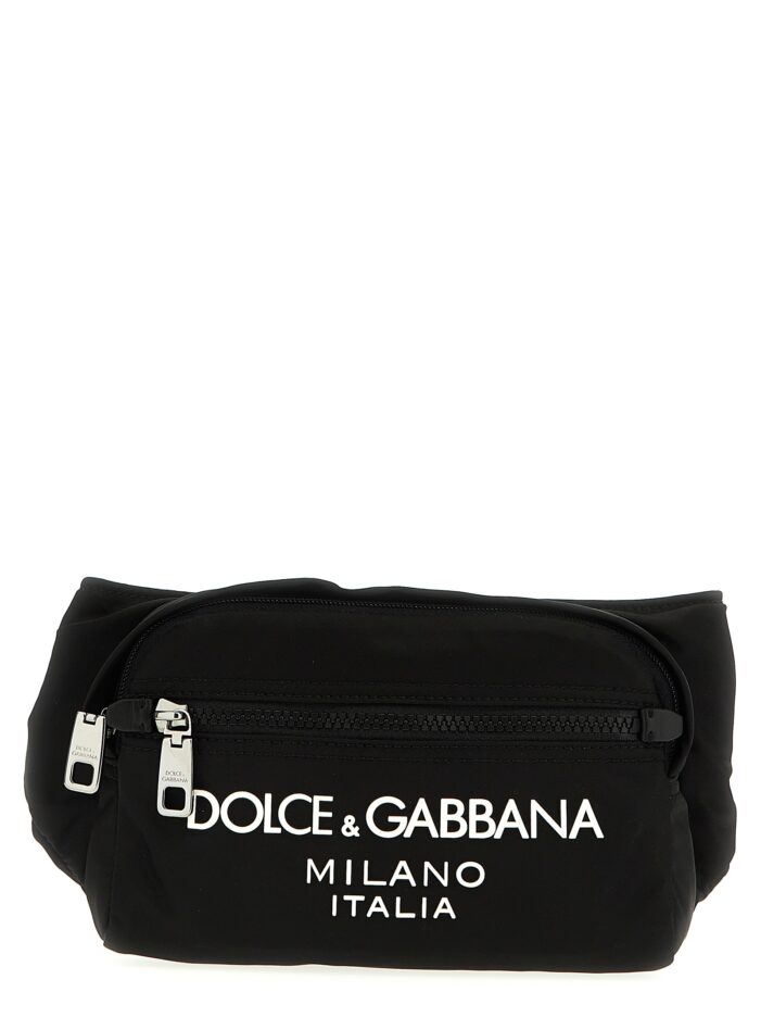 Logo fanny pack DOLCE & GABBANA White/Black