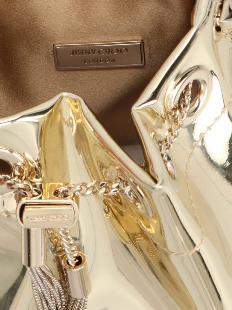 'Bon Bon' bucket bag 100% leather JIMMY CHOO Gold