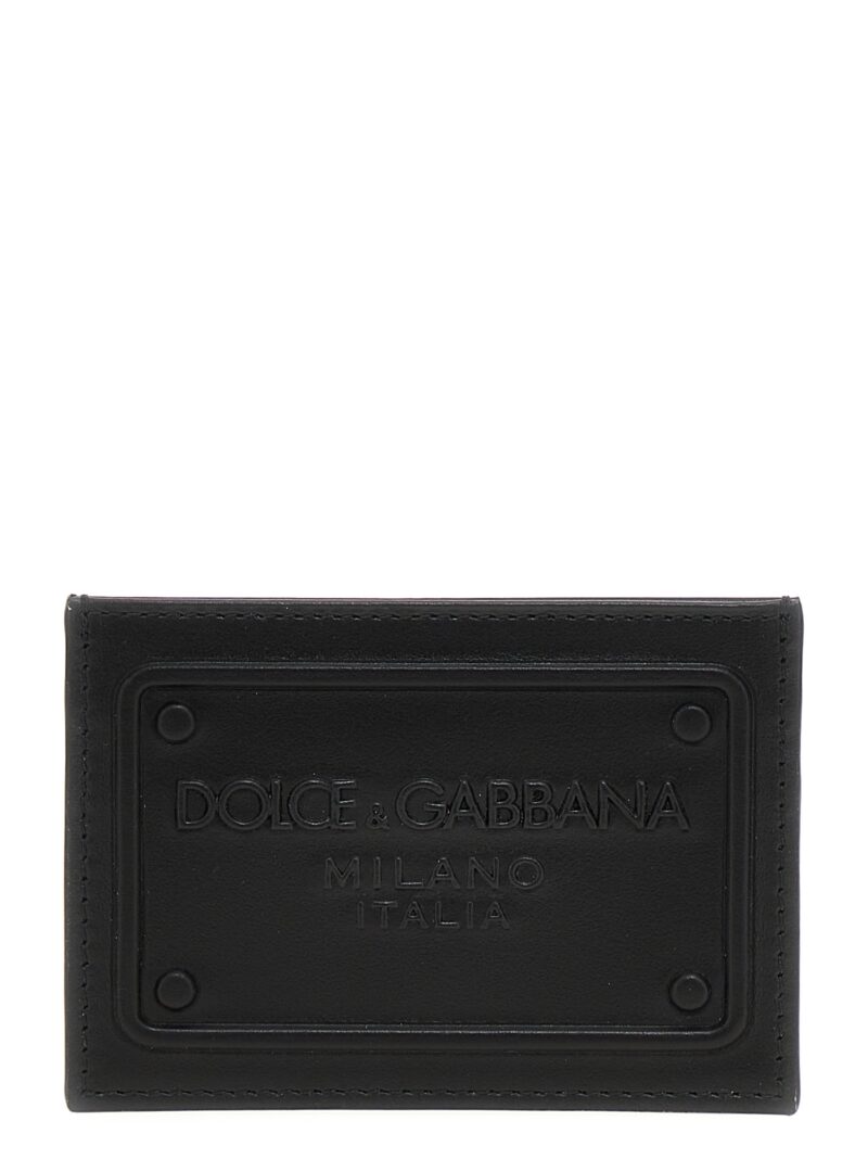 Logo card holder DOLCE & GABBANA Black