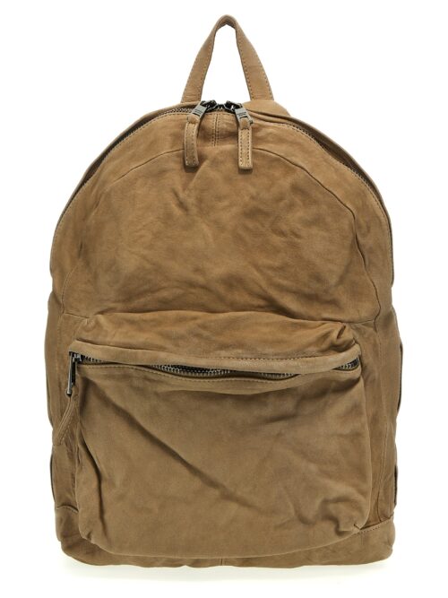 Leather backpack GIORGIO BRATO Green