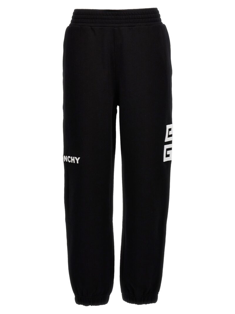 Flocked logo joggers GIVENCHY Black