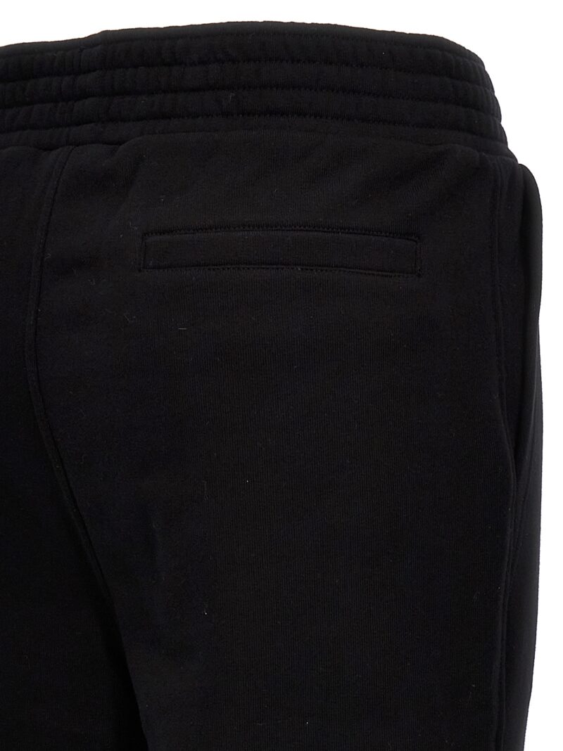 Flocked logo joggers 100% cotton GIVENCHY Black